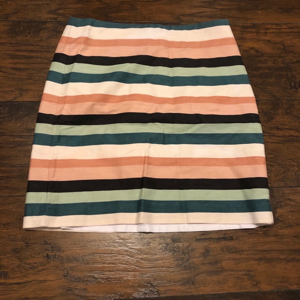 Striped Mini Skirt